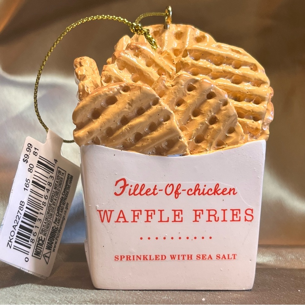 Christmas Ornament Waffle Fries Fillet of Chicken Kurt Adler